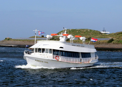Rondvaart en bezoek Forteiland IJmuiden stelling van Amsterdam